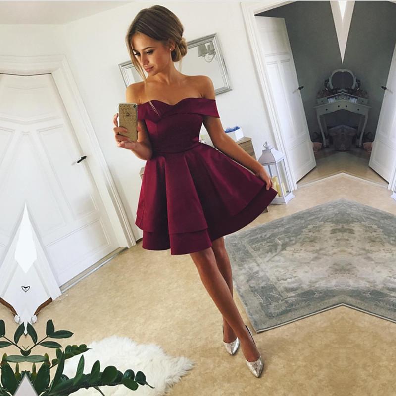 Maroon winter outlet formal dresses