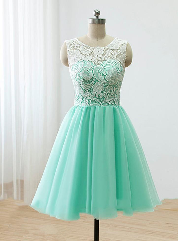 light green homecoming dresses