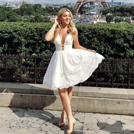 White Homecoming Dresses